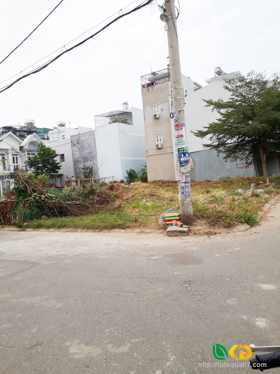 Bán lô đất góc 2 mặt tiền đường KDC Sài Gòn Mới huyện Nhà Bè
